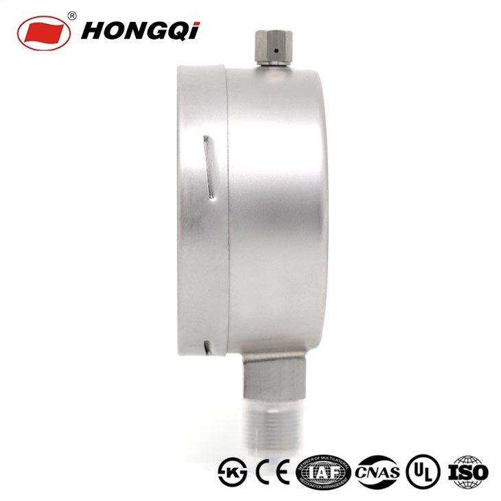 Stainless steel capsule pressure gauge