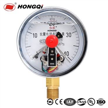 100 mm električni kontakt Luquidi ispunjen manometar tvrtke Hongqi